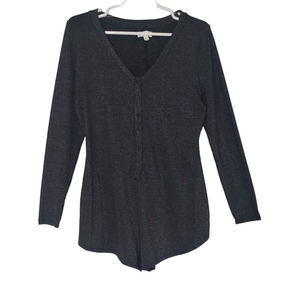 Colsie, short polyester and spandex short jumpsuit, dark gray color for women.